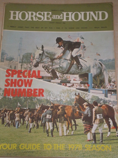 Vintage Horse & Hound magazines 1979 
