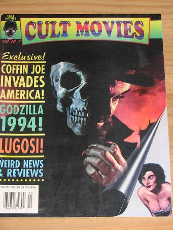NUMBER 10 CULT MOVIES 1994 ISSUE HORROR CINEMA MAGAZINE FOR SALE PURE NOSTALGIA ARCHIVES CLASSIC IMA