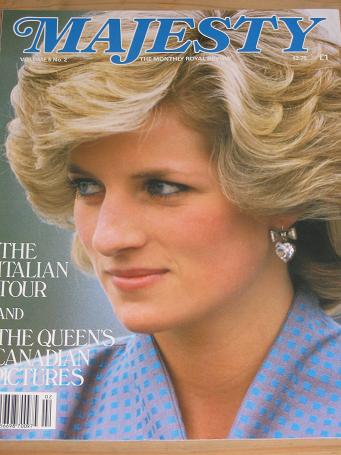 PRINCESS DIANA JUNE 1985 ISSUE MAJESTY MAGAZINE FOR SALE BRITISH ROYALTY PURE NOSTALGIA ARCHIVES CLA