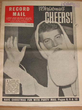 RECORD MAIL DECEMBER 1962 IFIELD ROE ISSUE FOR SALE VINTAGE POP MUSIC PAPER PURE NOSTALGIA ARCHIVES 