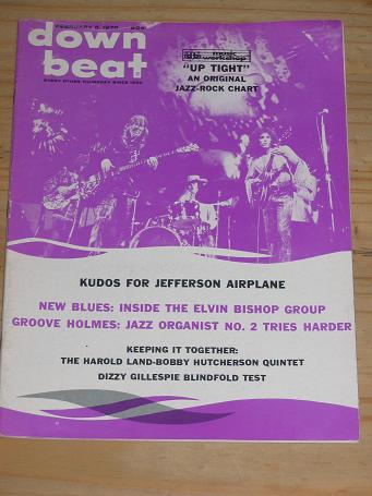 DOWN BEAT MAGAZINE FEBRUARY 5 1970 JEFFERSON AIRPLANE FOR SALE VINTAGE MUSIC PUBLICATION PURE NOSTAL