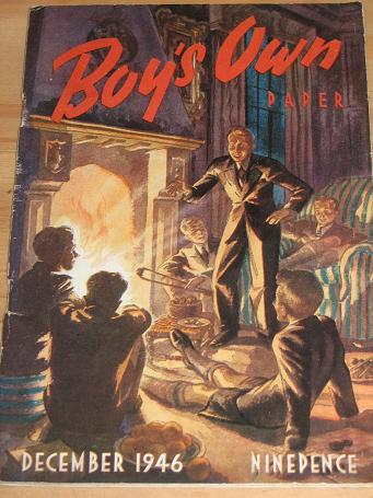 BOYS OWN PAPER DECEMBER 1946 ISSUE FOR SALE VINTAGE CHILDRENS PUBLICATION PURE NOSTALGIA ARCHIVES CL