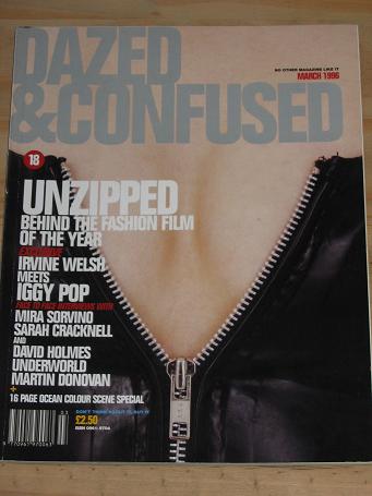 DAZED AND CONFUSED MAGAZINE NUMBER 18 BACK ISSUE FOR SALE MARCH 1996 VINTAGE PUBLICATION CLASSIC IMA