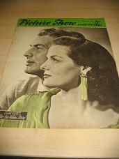 PICTURE SHOW MAGAZINE MAY 10 1952 VICTOR MATURE JANE RUSSELL VINTAGE FILM STAR MOVIE PUBLICATION FOR