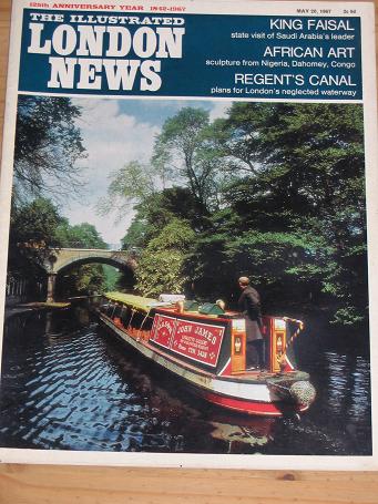  ILLUSTRATED LONDON NEWS MAY 20 1967 FAISAL CANAL CLIVEDEN VINTAGE PUBLICATION FOR SALE PURE NOSTALG