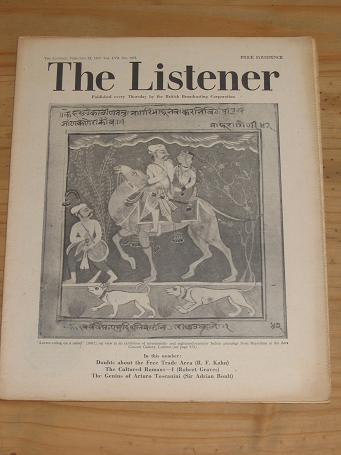 THE LISTENER MAG FEB 28 1957 ROBERT GRAVES VINTAGE BBC PUBLICATION FOR SALE PURE NOSTALGIA ARCHIVES 