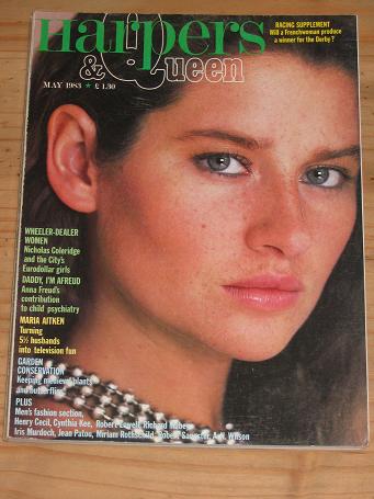 HARPERS AND QUEEN MAG MAY 1983 VINTAGE FASHION SOCIETY STYLE PUBLICATION FOR SALE PURE NOSTALGIA ARC