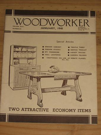 WOODWORKER MAG JAN 1940 VINTAGE PUBLICATION FOR SALE PURE NOSTALGIA ARCHIVES CLASSIC IMAGES OF THE T