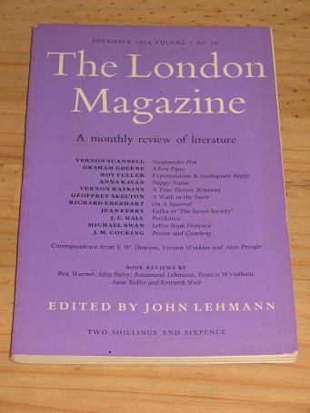  LONDON MAG DEC 1954 GREENE COCKING KAVAN VINTAGE LITERARY PUBLICATION FOR SALE PURE NOSTALGIA ARCHI