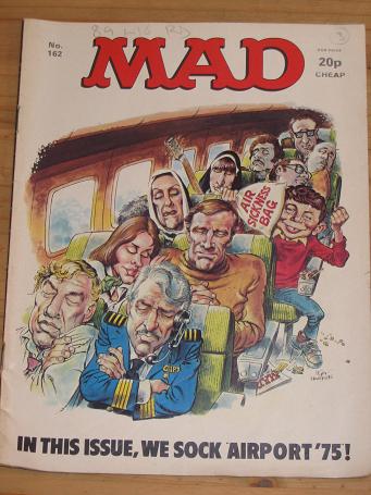 AIRPORT No. 162 ISSUE MAD MAG FOR SALE VINTAGE ALTERNATIVE HUMOUR PUBLICATION CLASSIC IMAGES OF THE 