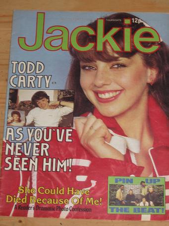 TODD CARTY JACKIE MAG FEB 21 1981 BEAT VINTAGE PUBLICATION FOR SALE CLASSIC IMAGES OF THE TWENTIETH 