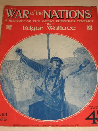 WAR OF THE NATIONS, Volume 5 Number 54 issue for sale. EDGAR WALLACE. Original WW1 period publicatio
