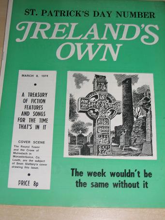 IRELANDS OWN magazine, March 8 1974 for sale. Vintage publication. Classic images of the twentieth c