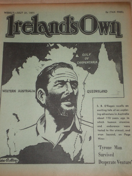 IRELANDS OWN magazine, July 31 1971 issue for sale. Original IRISH publication from Tilley, Chesterf