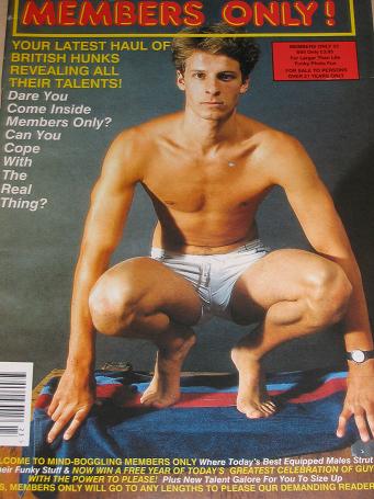 341px x 455px - Tilleys Vintage Magazines : MEMBERS ONLY magazine, Number 23 issue for  sale. ADULT, GAY MEN publication. The past in print, pres
