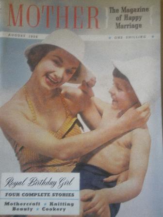 MOTHER magazine, August 1956 issue for sale. Original British publication from Tilley, Chesterfield,