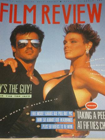 FILM REVIEW magazine, April 1987 issue for sale. STALLONE. Original British publication from Tilley,