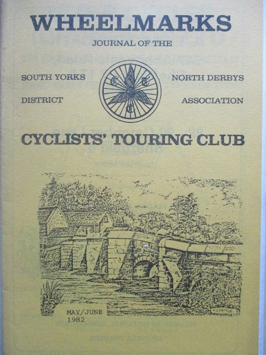 WHEELMARKS the JOURNAL OF THE CYCLISTS TOURING CLUB, May / June 1982 issue for sale. SOUTH YORKS AND