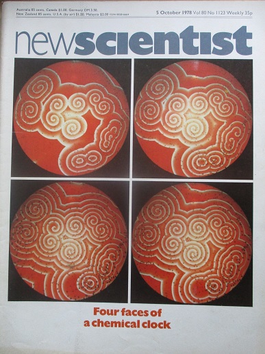 NEW SCIENTIST magazine, 5 October 1978 issue for sale. RICHARD LEWIS. Original British publication f