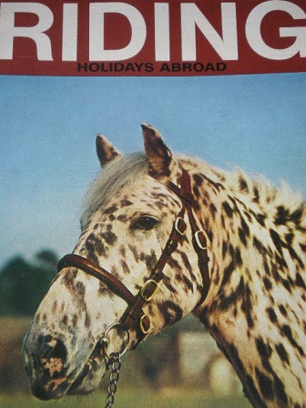 RIDING magazine January 1970 issue for sale. Original British publication from Tilley, Chesterfield,