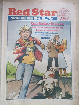 RED STAR WEEKLY magazine, March 7 1981 issue for sale. D. C. THOMPSON. Original British publication 