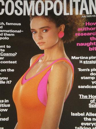 COSMOPOLITAN magazine, July 1985 issue for sale. Original UK publication from Tilley, Chesterfield, 