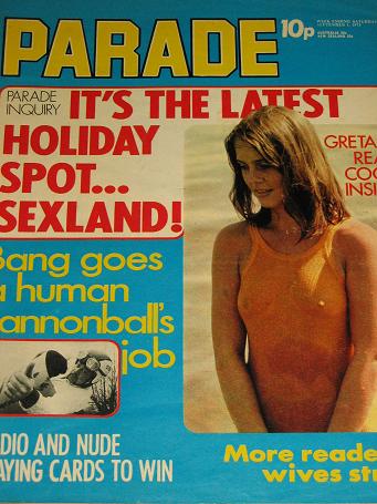 PARADE magazine, September 1 1973 issue for sale. Original British MENS, PIN-UP publication from Til