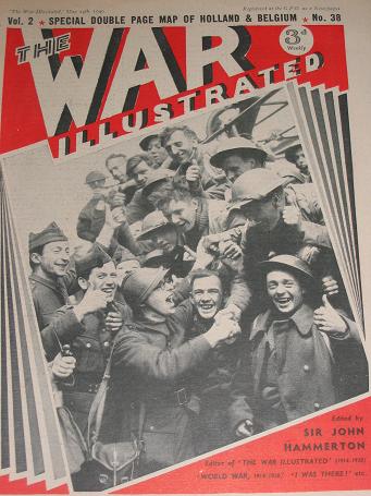 The WAR ILLUSTRATED magazine, May 24 1940 issue for sale. WW2 publication. TILLEYS, long established