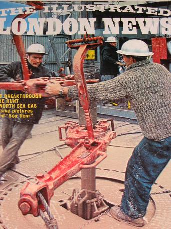 ILLUSTRATED LONDON NEWS magazine, October 2 1965 issue for sale. NORTH SEA GAS. Vintage British NEWS