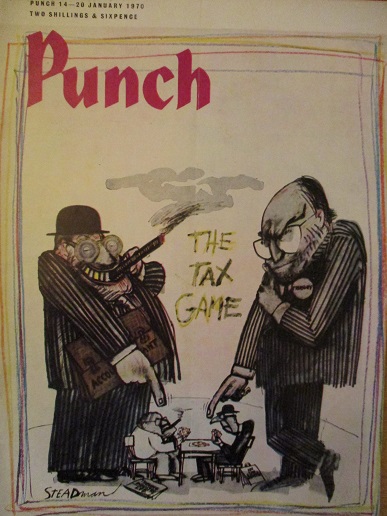 PUNCH magazine, 14 - 20 January 1970 issue for sale. STEADMAN, . Original BRITISH publication from T