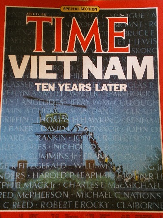 TIME magazine, April 15 1985 for sale. VIETNAM. Original publication from Tilley, Chesterfield, Derb