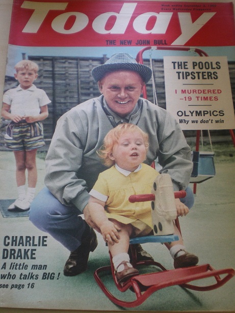 TODAY magazine, September 3 1960 issue for sale. CHARLIE DRAKE, BRIAN CLEEVE, FANCETT, JOHN MASTERS,