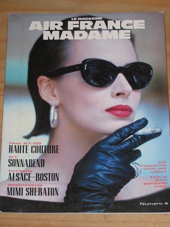 AIR FRANCE MADAME MAGAZINE NUMBER 4 1987 BACK ISSUE FOR SALE VINTAGE PUBLICATION PURE NOSTALGIA ARCH
