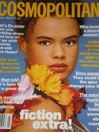 COSMOPOLITAN magazine, July 1991 issue for sale. Original UK publication from Tilley, Chesterfield, 