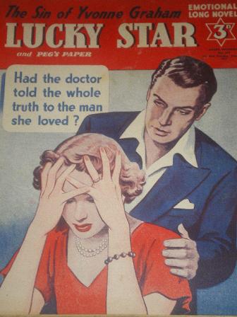 LUCKY STAR, July 28 1952 issue for sale. Original British STORY PAPER from Tilley, Chesterfield, Der