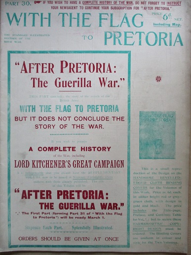 WITH THE FLAG TO PRETORIA, 1900 issue for sale. Part 30 of original BOER WAR publication from Tilley