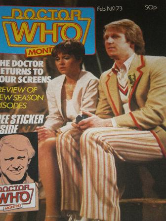 DOCTOR WHO MONTHLY, February 1983 issue for sale. Original gifts from Tilleys, Chesterfield, Derbysh