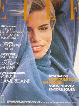 ELLE magazine, 30 July 1990 issue for sale. Original FRENCH publication from Tilley, Chesterfield, D