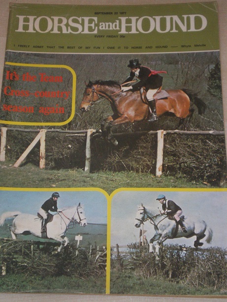 HORSE AND HOUND magazine, September 23 1977 issue for sale. Original publication from Tilley, Cheste
