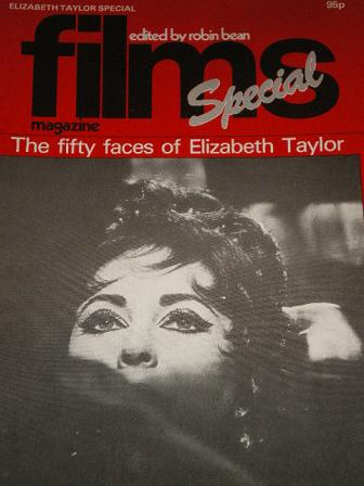 FILMS magazine, 1982 issue for sale. ELIZABETH TAYLOR SPECIAL. Original British publication from Til