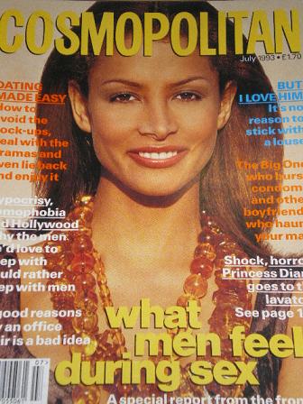 COSMOPOLITAN magazine, July 1993 issue for sale. Original UK publication from Tilley, Chesterfield, 
