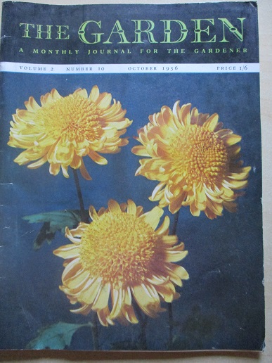 THE GARDEN magazine, October 1956 issue for sale. Original British publication from Tilley, Chesterf