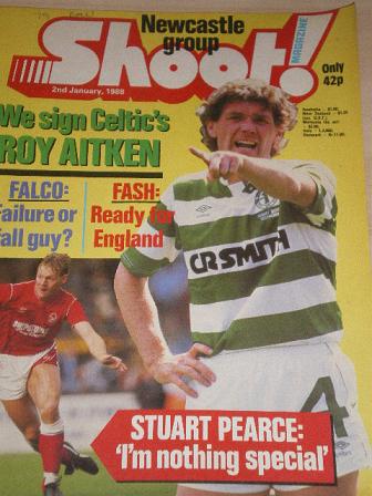 SHOOT magazine, 2 January 1988 issue for sale. Original British FOOTBALL publication from Tilley, Ch
