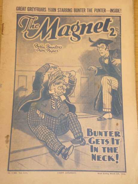 THE MAGNET story paper, March 5 1938 issue for sale. BILLY BUNTER, CHARLES HAMILTON, FRANK RICHARDS,