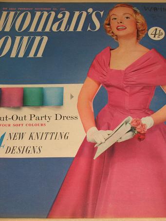 WOMAN'S OWN magazine November 8 1956. WILLIAM, NICHOLS, DICKENS. Vintage publication for sale. Class