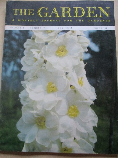 THE GARDEN magazine, July 1956 issue for sale. Original British publication from Tilley, Chesterfiel