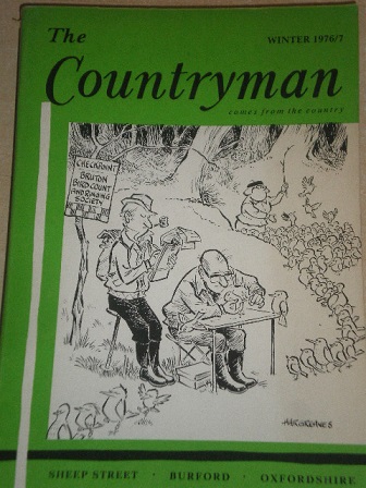 THE COUNTRYMAN magazine, Winter 1976 / 1977 issue for sale. Original British publication from Tilley