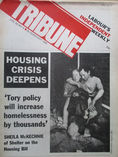 TRIBUNE magazine, 26 February 1988 issue for sale. CND. Original BRITISH POLITICAL publication from 