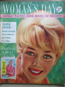 WOMAN’S DAY magazine, April 30 1960 issue for sale. ELEANOR CHILCOTT, GIBSON, SARA SEALE, JACK M. FA