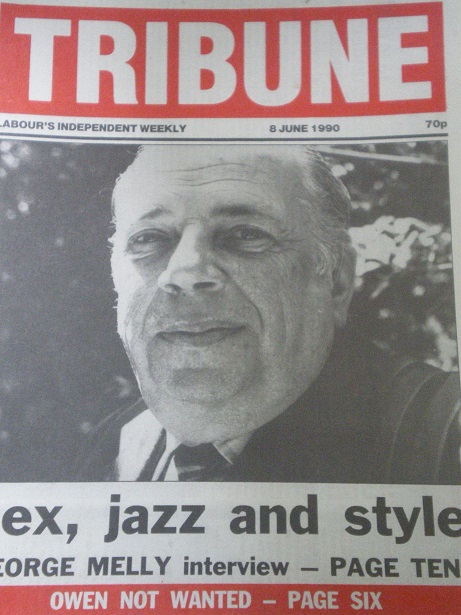TRIBUNE magazine, 8 June 1990 issue for sale. GEORGE MELLY. Original BRITISH POLITICAL publication f
